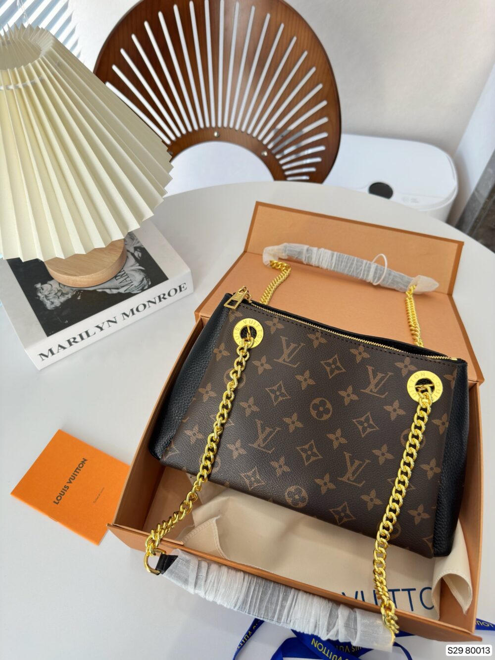 LOUIS VUITTON MONOGRAM IN BROWN SERENE BB BAG 25CM M43777 - Image 6