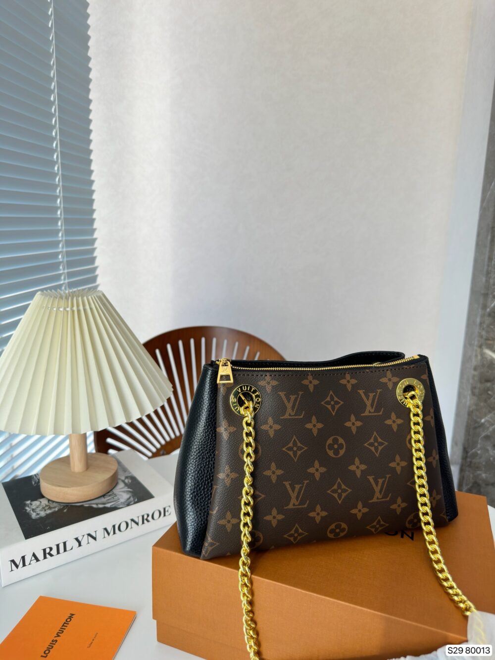LOUIS VUITTON MONOGRAM IN BROWN SERENE BB BAG 25CM M43777 - Image 7
