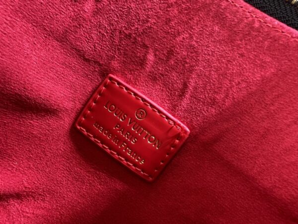 LOUIS VUITTON COUSSIN PM BAG BLACK RED 26CM - Image 2