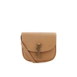 SAINT LAURENT KAIA SMALL SATCHEL IN SMOOTH VINTAGE LEATHER GOLD BROWN 619740BWR6W2725