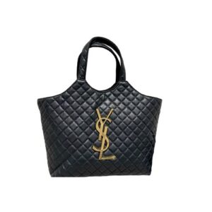 Saint Laurent Icare Shopping Bag In Quilted 40Cm