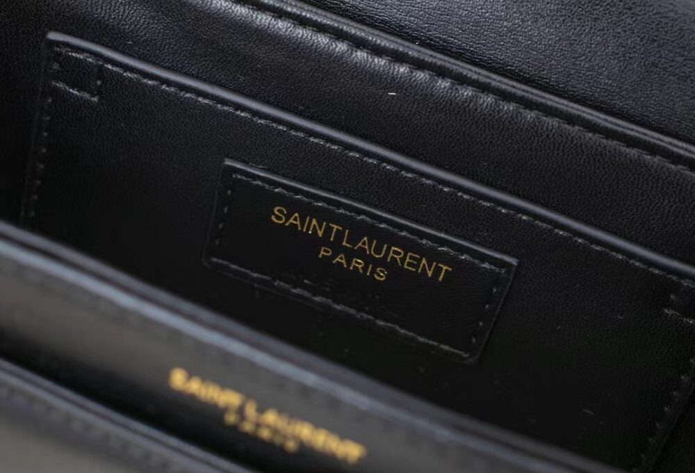 SAINT LAURENT SOLFERINO SMALL SATCHEL IN BOX SAINT LAURENT LEATHER BLACK NOIR 19CM 6343060SX0W1000 - Image 9