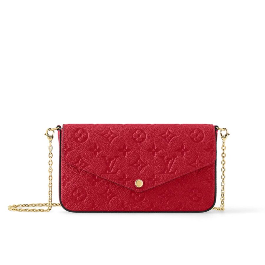 LOUIS VUITTON F'LICIE POCHETTE RED M63700