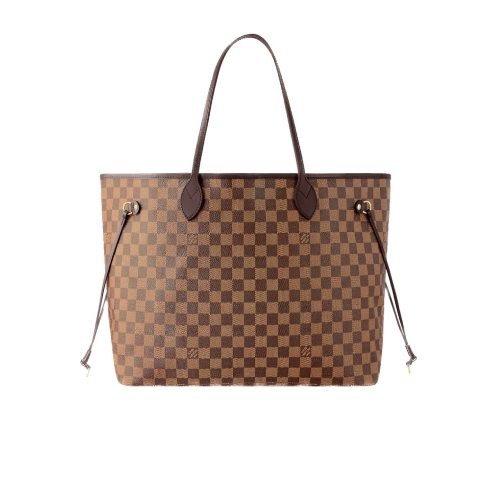 LOUIS VUITTON NEVERFULL GM DAMIER EBENE CERISE RED 39CM N40597