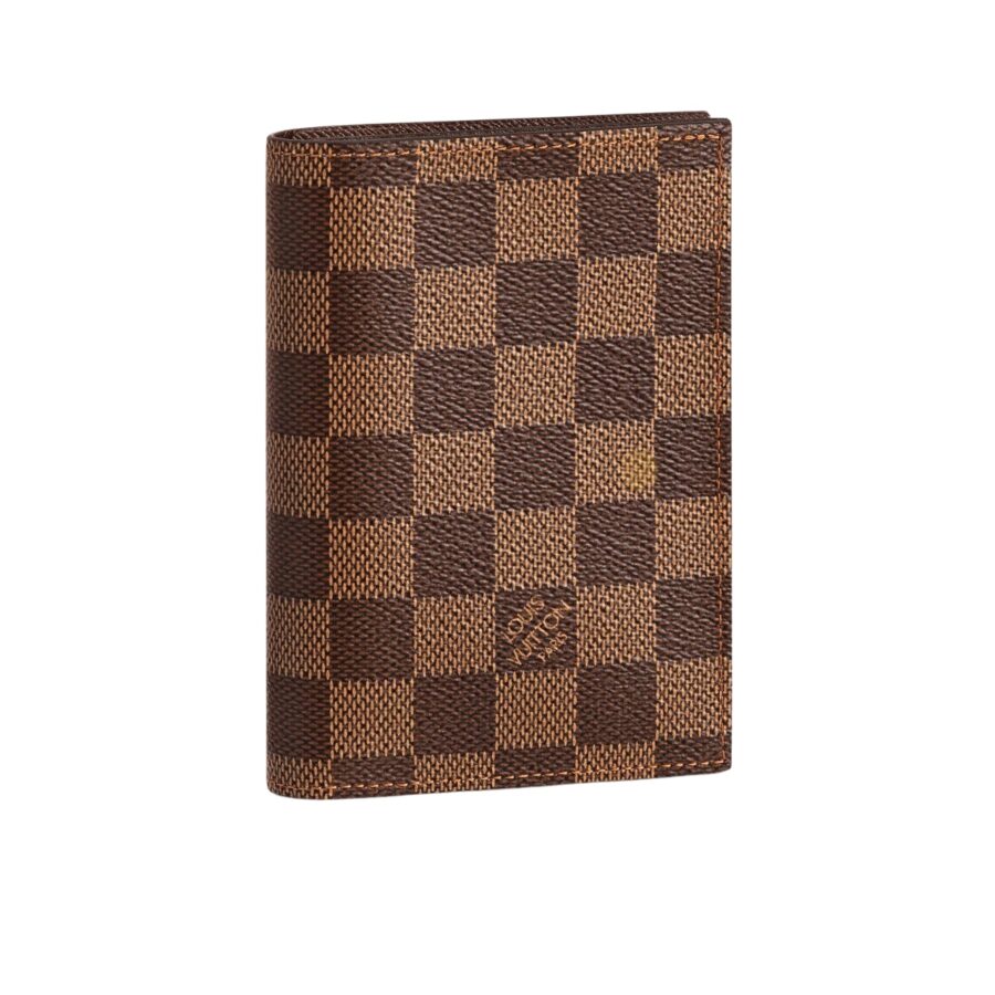 LOUIS VUITTON DAMIER EBENE CANVAS PASSPORT COVER 10CM N60189