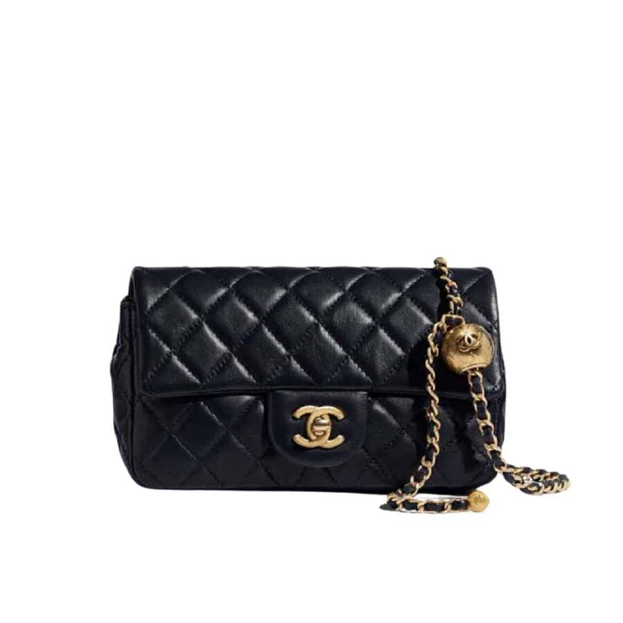 CHANEL SHOULDER BAG BLACK AP1787