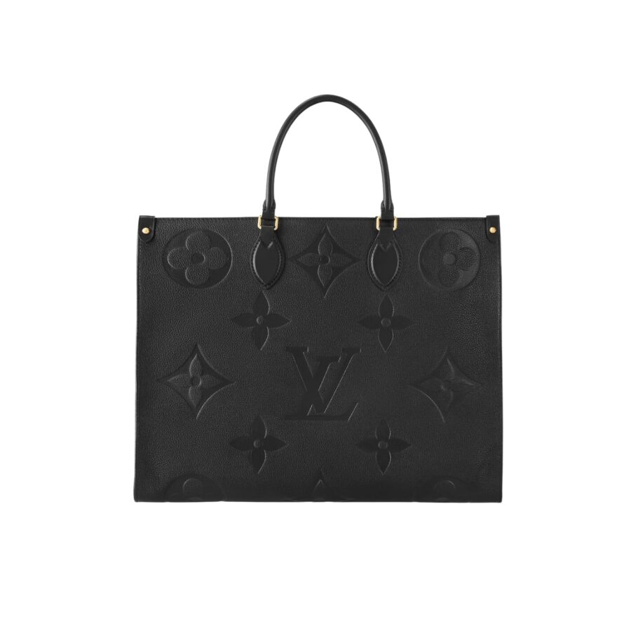 LOUIS VUITTON ONTHEGO GM BAG MONOGRAM EMPREINTE LEATHER BLACK 41CM M44925