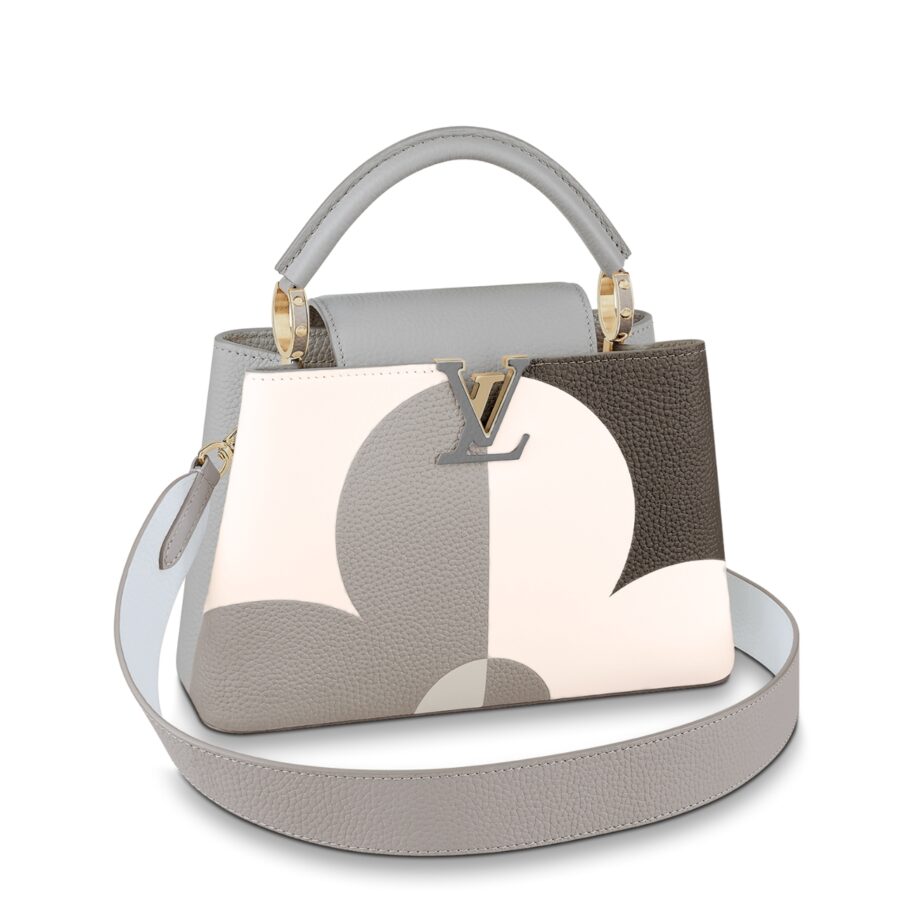 LOUIS VUITTON CAPUCINES BB GRAY 27CM M59699