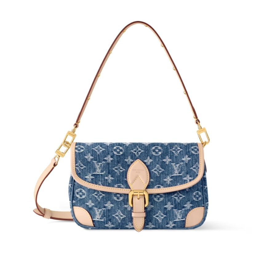 LOUIS VUITTON DIANE BAG DENIM BLUE 24CM M13070