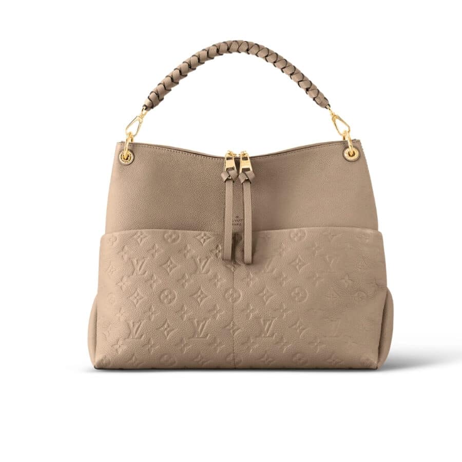 Louis Vuitton Maida Hobo Bag Tourterelle Gray 32cm M45523