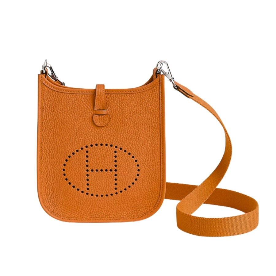 Hermes Evelyne 16 Amazone Shoulder Bag Orange 16Cm H069426CKFT