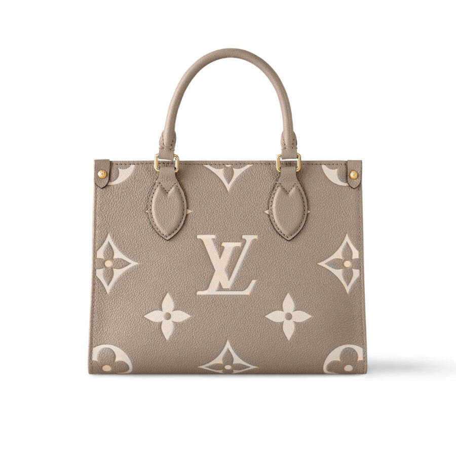 Louis Vuitton Onthego PM Bicolor Monogram Beige 25Cm M45779