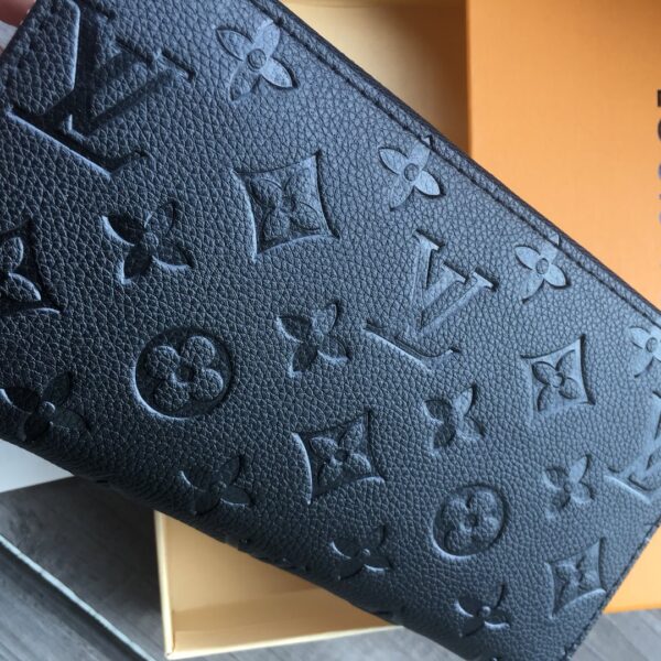LOUIS VUITTON ZIPPY WALLET MONOGRAM BLACK M61864 - Image 6