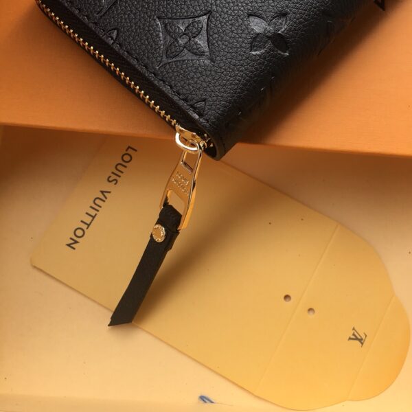 LOUIS VUITTON ZIPPY WALLET MONOGRAM BLACK M61864 - Image 5