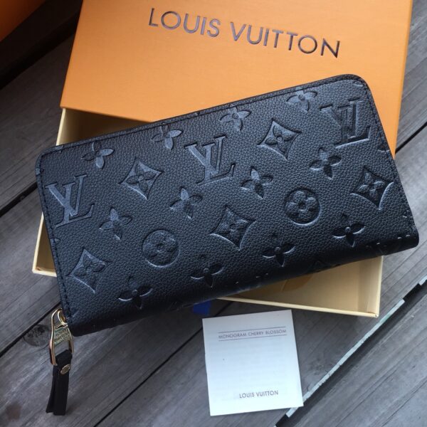 LOUIS VUITTON ZIPPY WALLET MONOGRAM BLACK M61864 - Image 4
