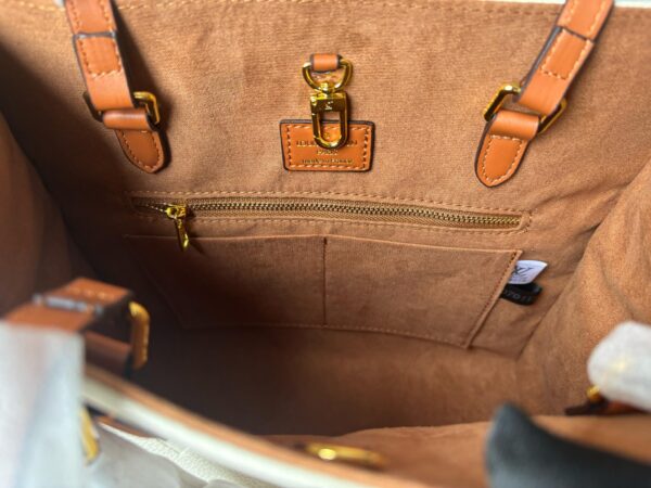 LOUIS VUITTON ONTHEGO GM WHITE BAG 41CM M44558 - Image 7