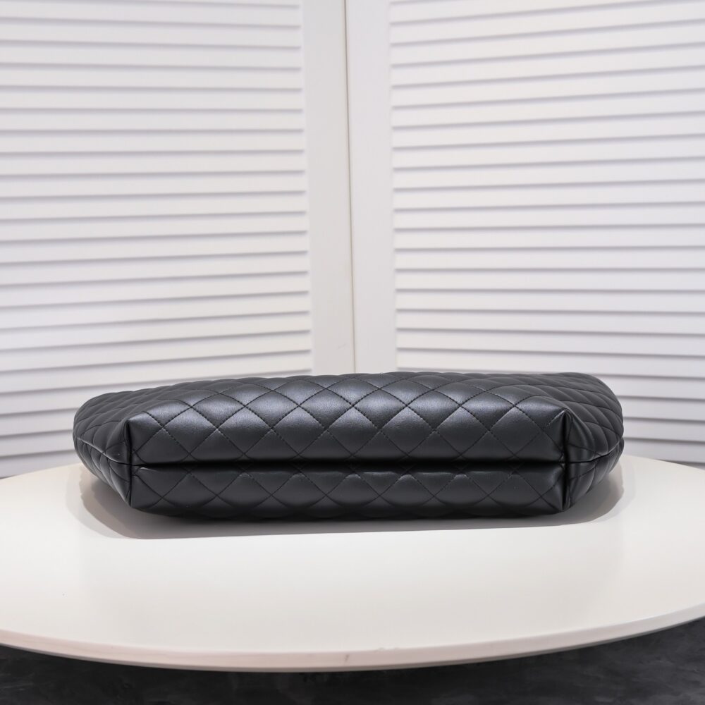 SAINT LAURENT ICARE MAXI SHOPPING BAG IN QUILTED BLACK 50CM 698651AAANG1000 - Image 7