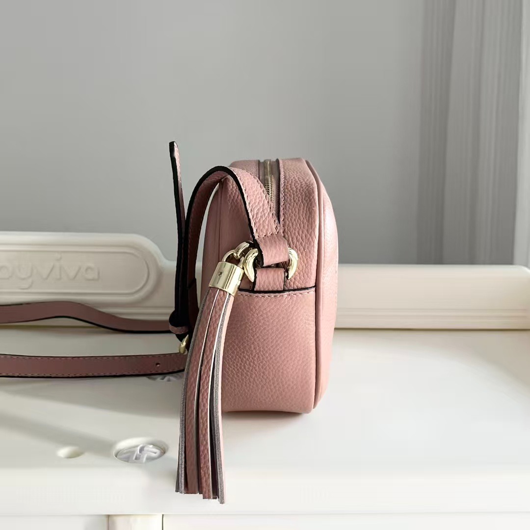 Gucci Soho Small Disco Bag Pink Leather 21Cm 308364 A7M0G 2754 - Image 4