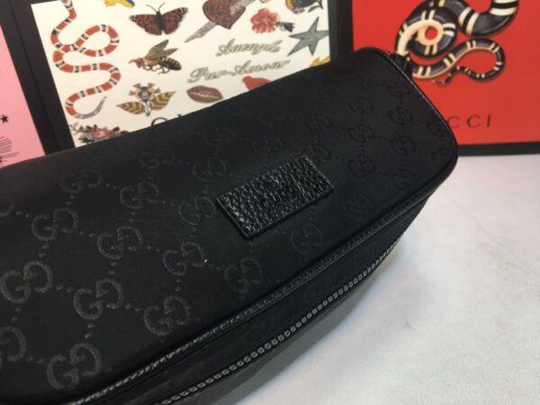 GUCCI FANNY PACK BELT BAG MONOGRAM GG BLACK 27CM - Image 2