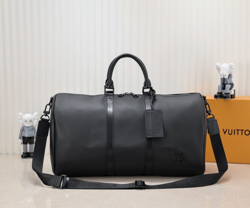 LOUIS VUITTON KEEPALL BANDOULIÈRE 50 BLACK M21420 - Image 5