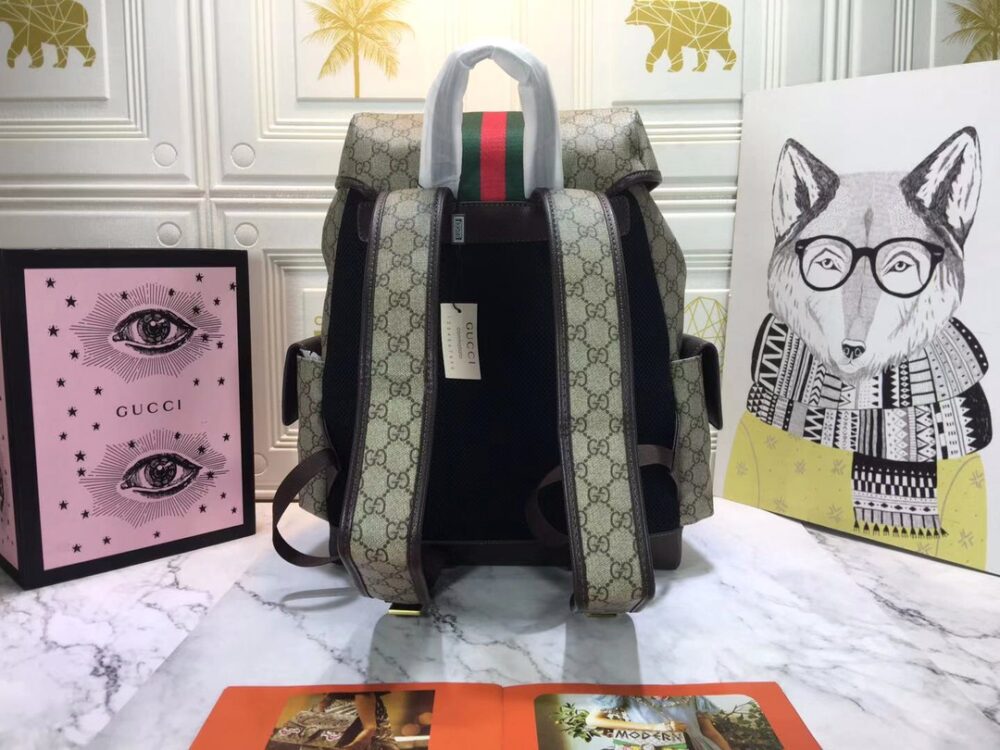 GUCCI OPHIDIA GG MEDIUM LARGE BACKPACK 40CM 598140 HUHAT 8564 - Image 4