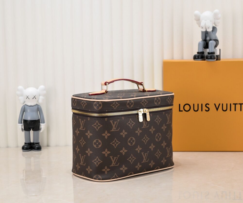 LOUIS VUITTON NICE BB MONOGRAM CANVAS BROWN 24CM M42265 - Image 4