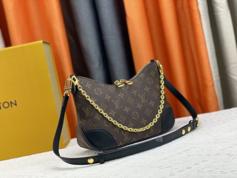 LOUIS VUITTON BOULOGNE PM MONOGRAM BLACK 29CM M45831 - Image 3