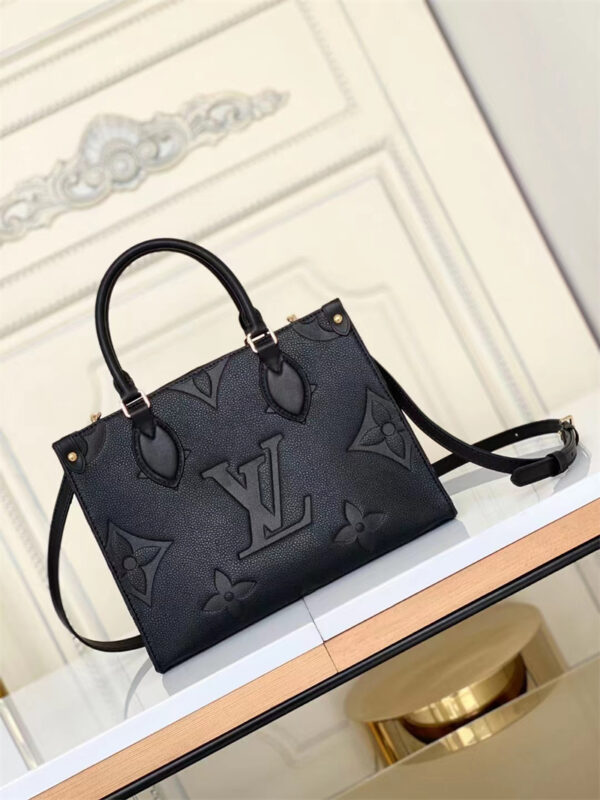 LOUIS VUITTON ONTHEGO PM 25CM BLACK M45653 - Image 5