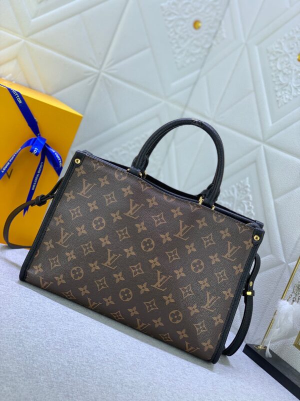 LOUIS VUITTON POPINCOURT MM TOTE BAG MONOGRAM CANVAS BLACK M43435 - Image 3