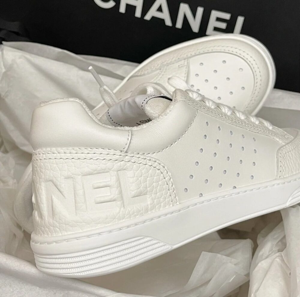 CHANEL RUNNER TRAINER SNEAKER WHITE G35934 - Image 3