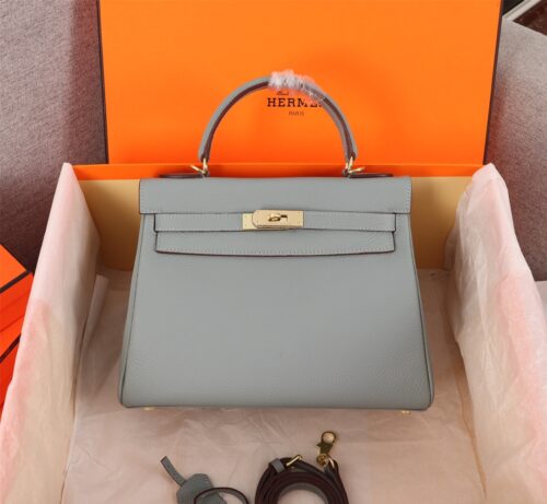 Alternative view of Hermes Kelly Sellier Rouge Epsom Gold Hardware 25Cm