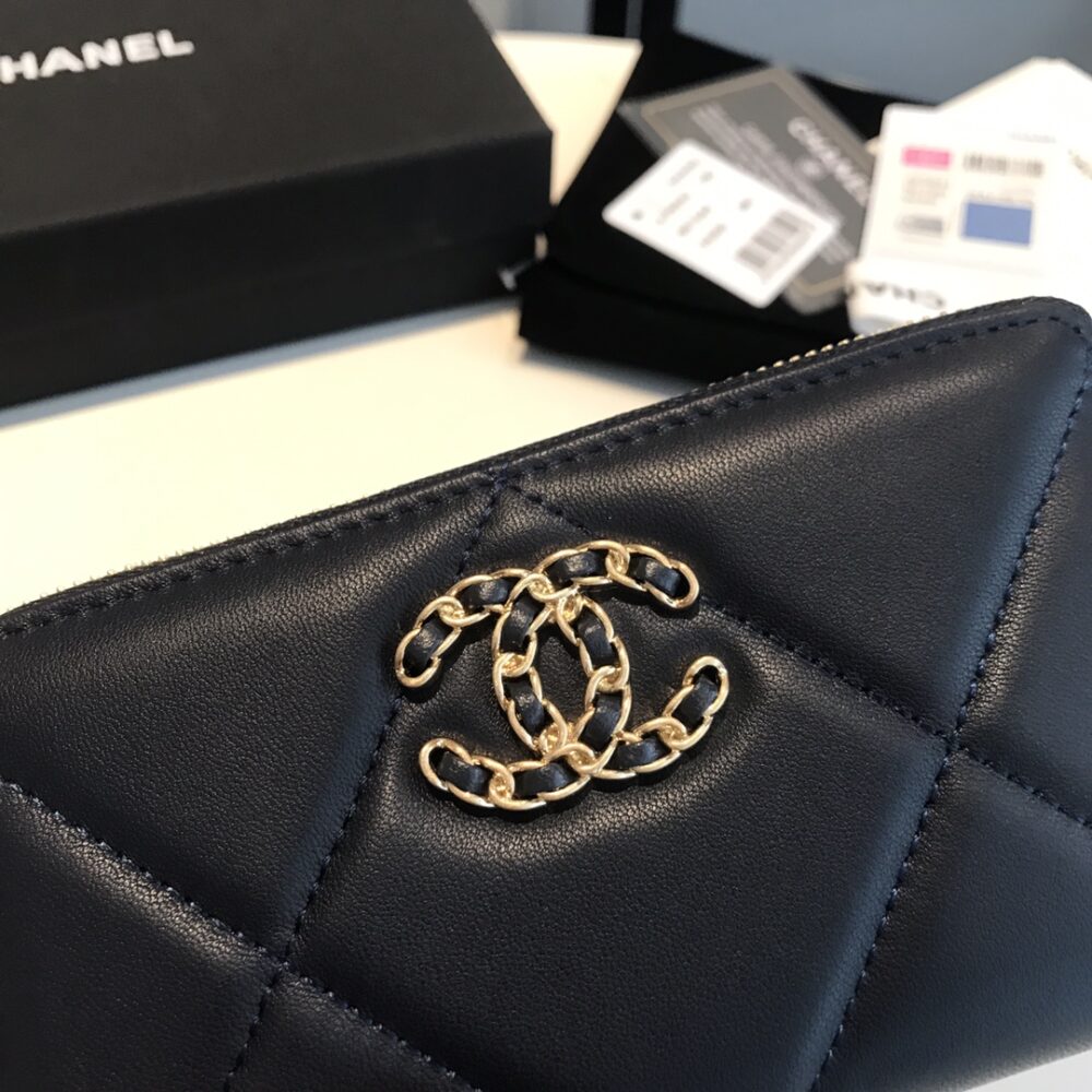 CHANEL CC RED BLACK WALLET 16.5CM - Image 7