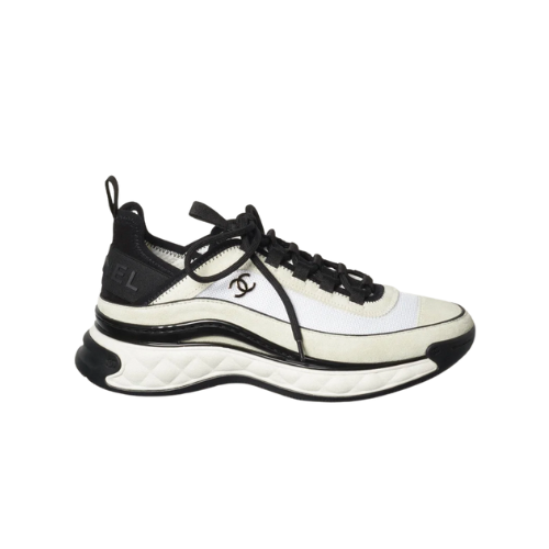 CHANEL WOMEN'S SUEDE SNEAKER WHITE G39070 Y56144 0Q241