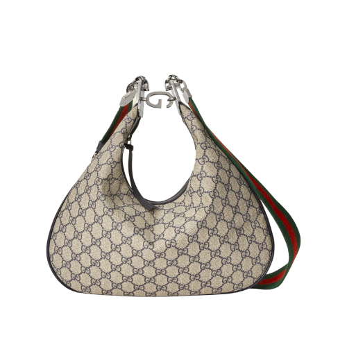 GUCCI GG ATTACHE LARGE SHOULDER BAG BEIGE 35CM 702823 96GRN 4082