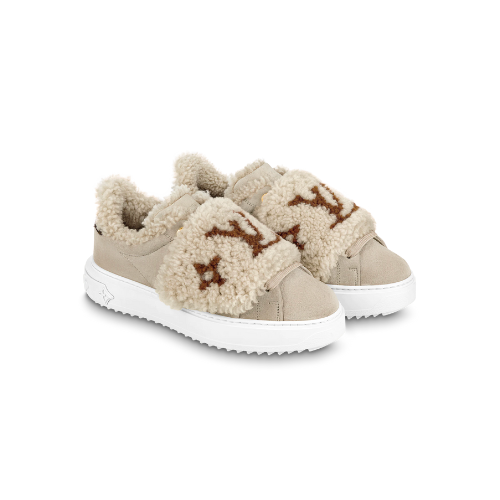 LOUIS VUITTON TIME OUT SNEAKER IN NATURAL 1AADU0