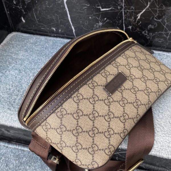 GUCCI GG SUPREME CANVAS BELT BAG 18CM 233269 FCIGX 8588 - Image 2