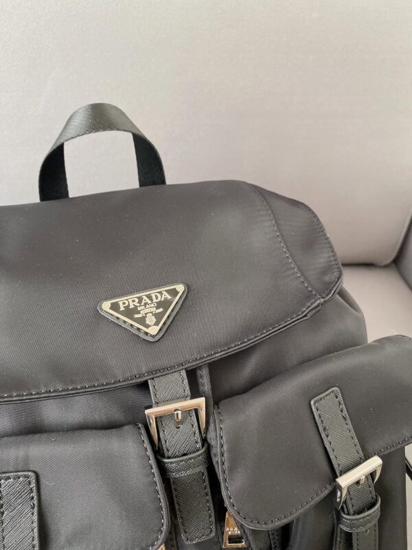 PRADA RE-NYLON MEDIUM BACKPACK BLACK 1BZ677RV44F0002VOOO - Image 10