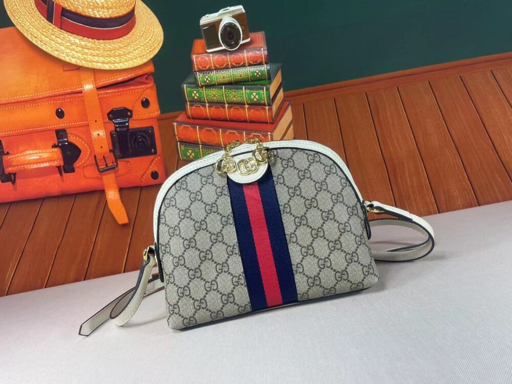 GUCCI OPHIDIA GG SMALL SHOULDER BAG BEIGE 23.5CM 499621 K05NB 9794 - Image 2