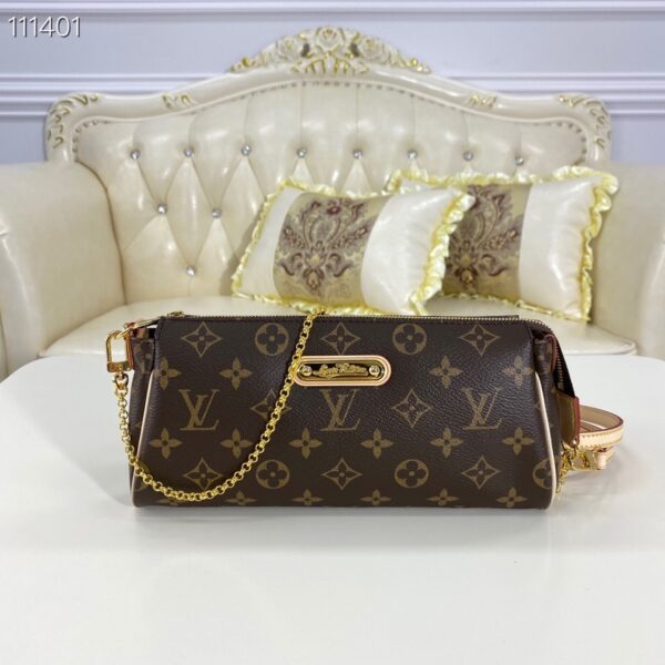 LOUIS VUITTON POCHETTE EVA MONOGRAM CANVAS BROWN 25CM - Image 10