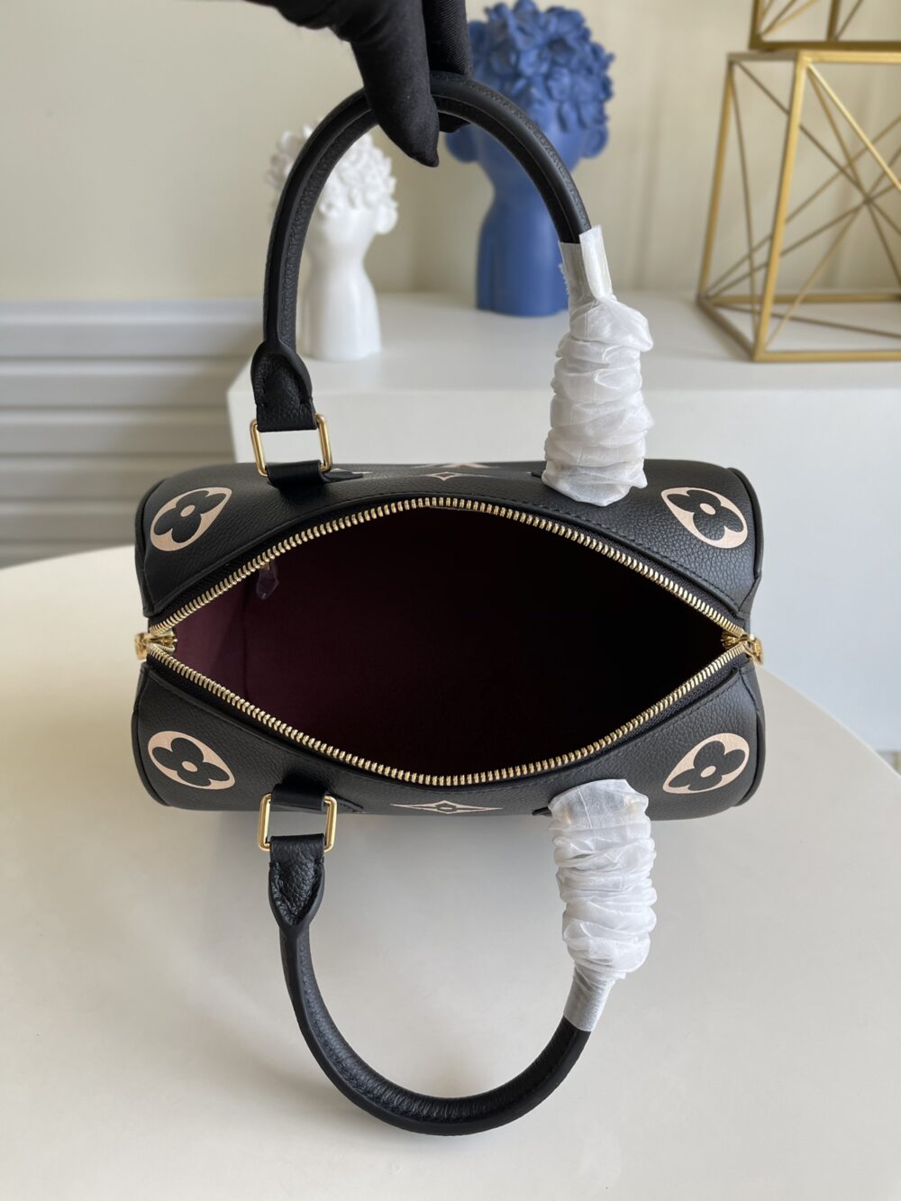 LOUIS VUITTON SPEEDY BANDOULIÈRE 25 BAG BLACK M58947 - Image 2
