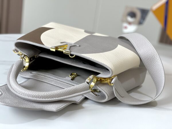 LOUIS VUITTON CAPUCINES BB GRAY M59699 - Image 9