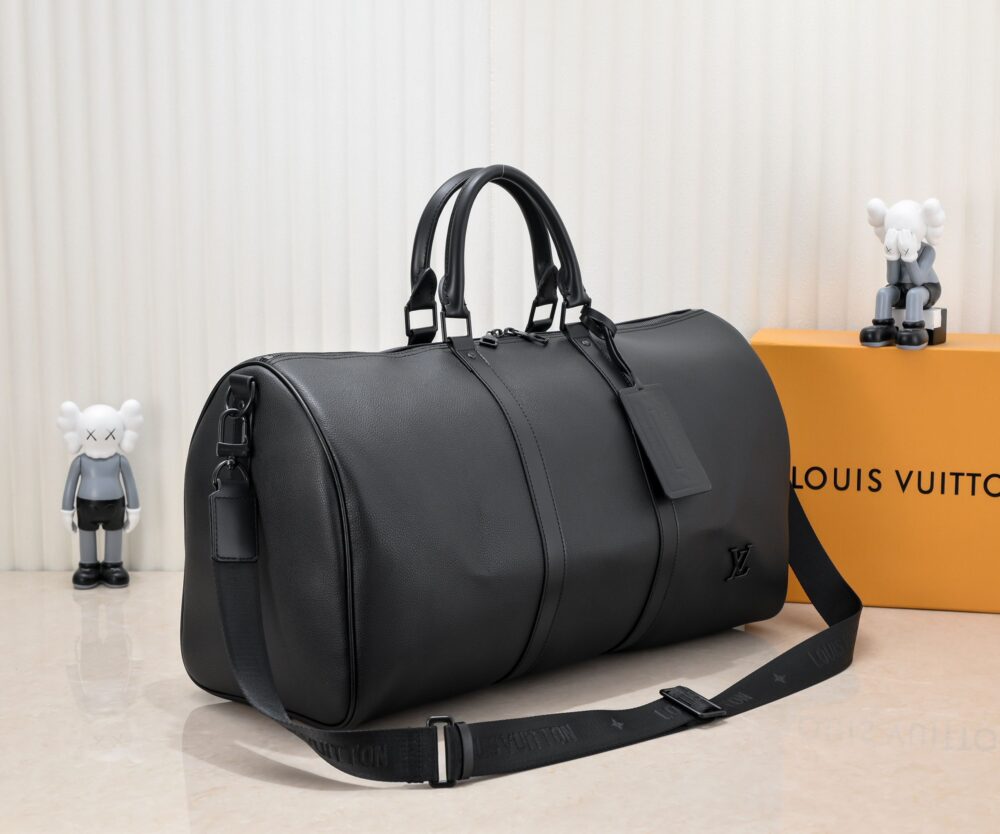 LOUIS VUITTON KEEPALL BANDOULIÈRE 50 BLACK M21420 - Image 2