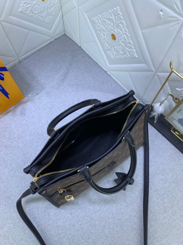 LOUIS VUITTON POPINCOURT MM TOTE BAG MONOGRAM CANVAS BLACK M43435 - Image 2