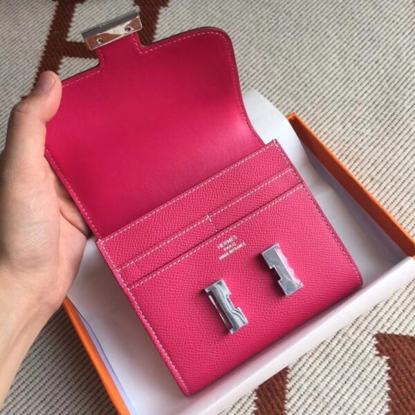 HERMES CONSTANCE SLIM BICOLOR WALLET H082060CK0D - Image 9