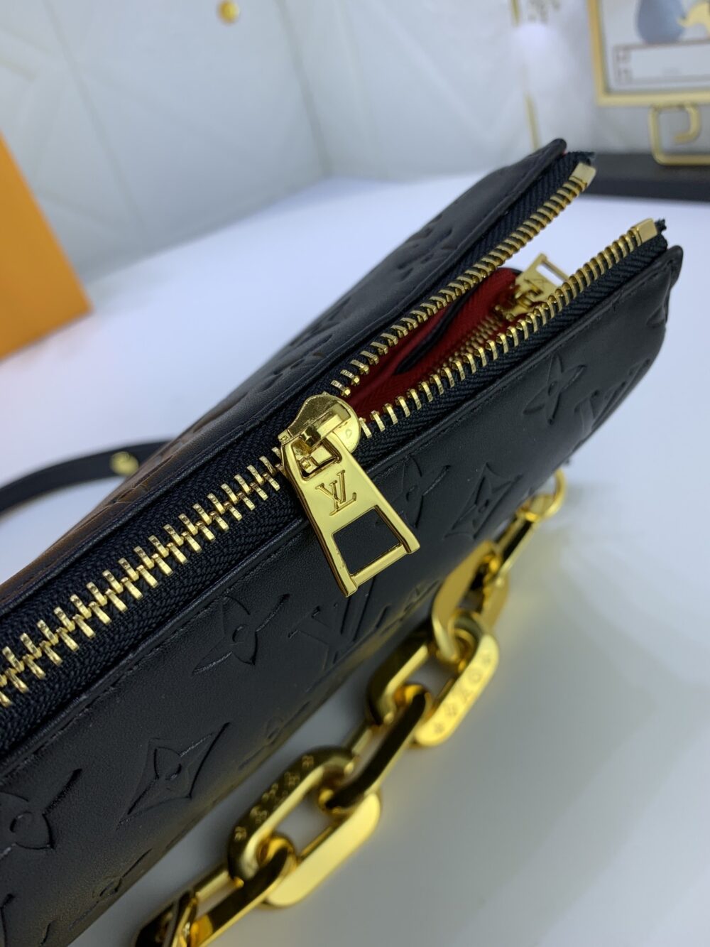 LOUIS VUITTON COUSSIN BB BLACK 21CM M21259 - Image 5