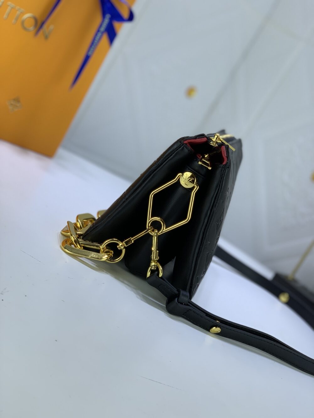 LOUIS VUITTON COUSSIN BB BLACK 21CM M21259 - Image 7