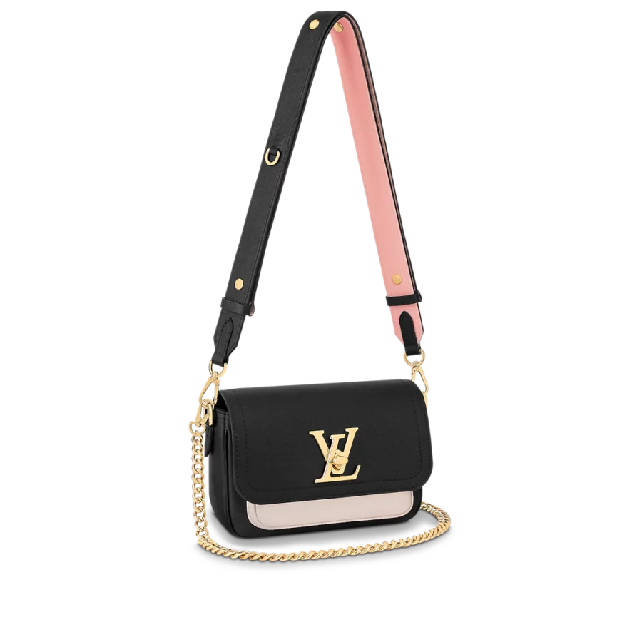 LOUIS VUITTON LOCKME TENDER 19CM BLACK M58557