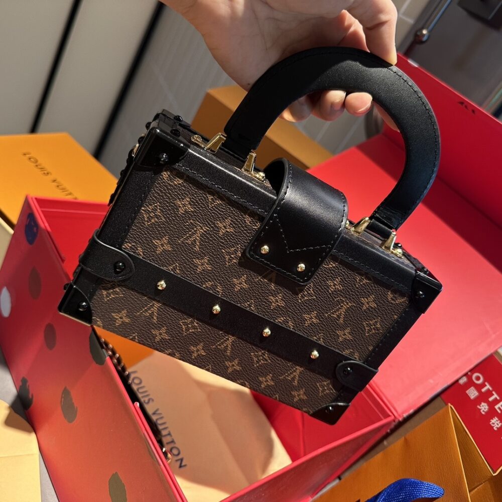 LOUIS VUITTON PETITE MALLE MONOGRAM DARK BROWN 20CM M45943 - Image 4