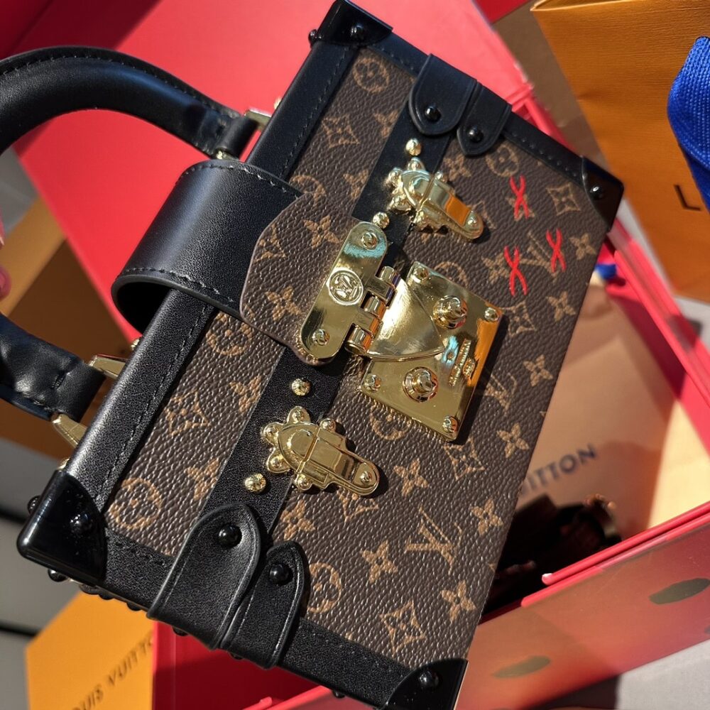 LOUIS VUITTON PETITE MALLE MONOGRAM DARK BROWN 20CM M45943 - Image 6