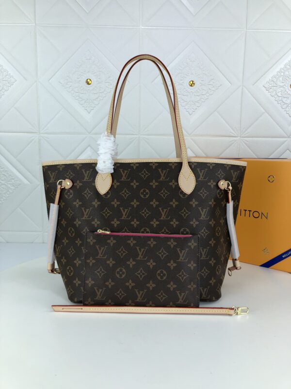 LOUIS VUITTON NEVERFULL PIVOINE PINK GM 40CM M41180 - Image 9